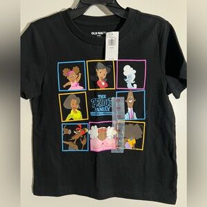 Old Navy Black The Proud Family Colorful Graphic Tee